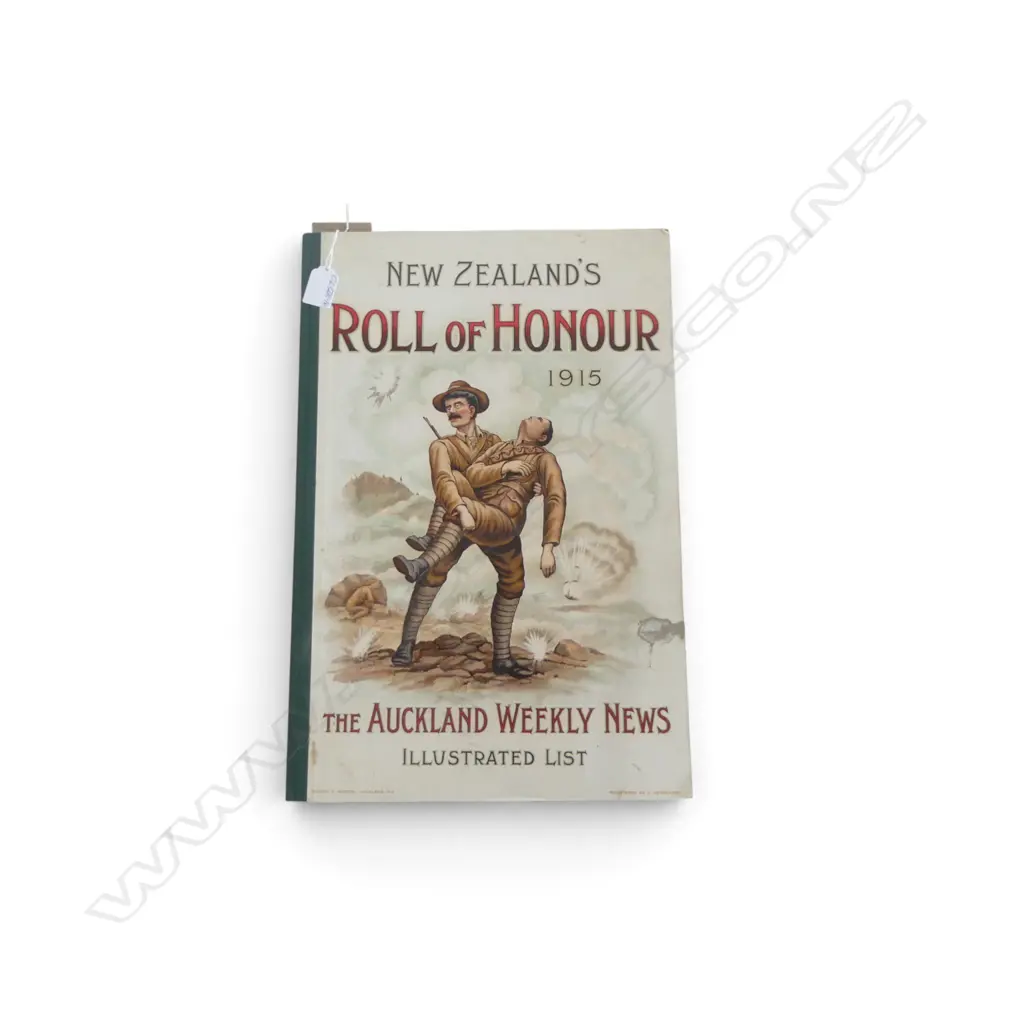 AUCKLAND WEEKLY NEWS BOUND VOLUME NZ ROLL OF HONOUR 1915 Image 1++