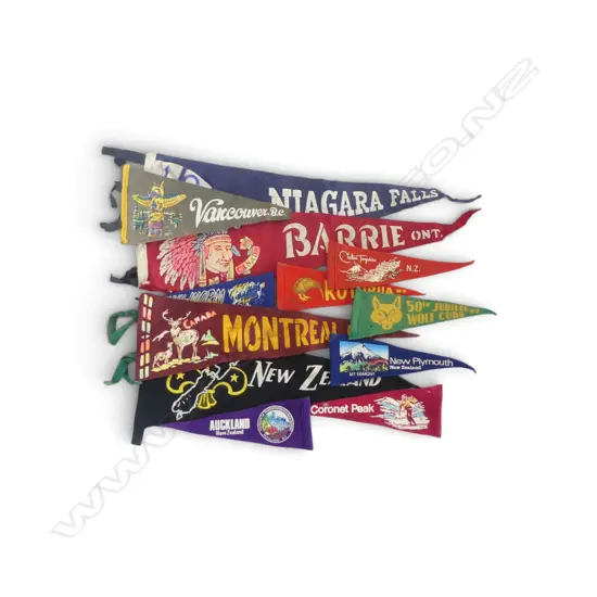 12 ASST. PENNANT FLAGS