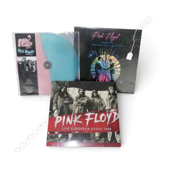 3 UNOFFICIAL PINK FLOYD LP RECORDS (ONE FACTORY SEALED)