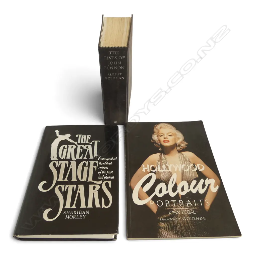 3 BOOKS - LIVES OF ELTON JOHN, HOLLYWOOD PORTRIATS, & THE GREAT STAGE STARS  Image 1++