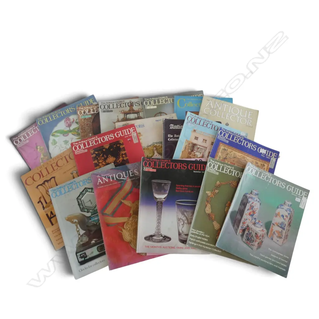 20 ANTIQUE COLLECTOR REFERENCE MAGAZINES1980’S Image 1++