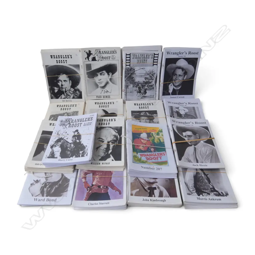 WRANGLERS ROOST MAGAZINES; COWBOY / WESTERN B-MOVIE ETC Image 1++