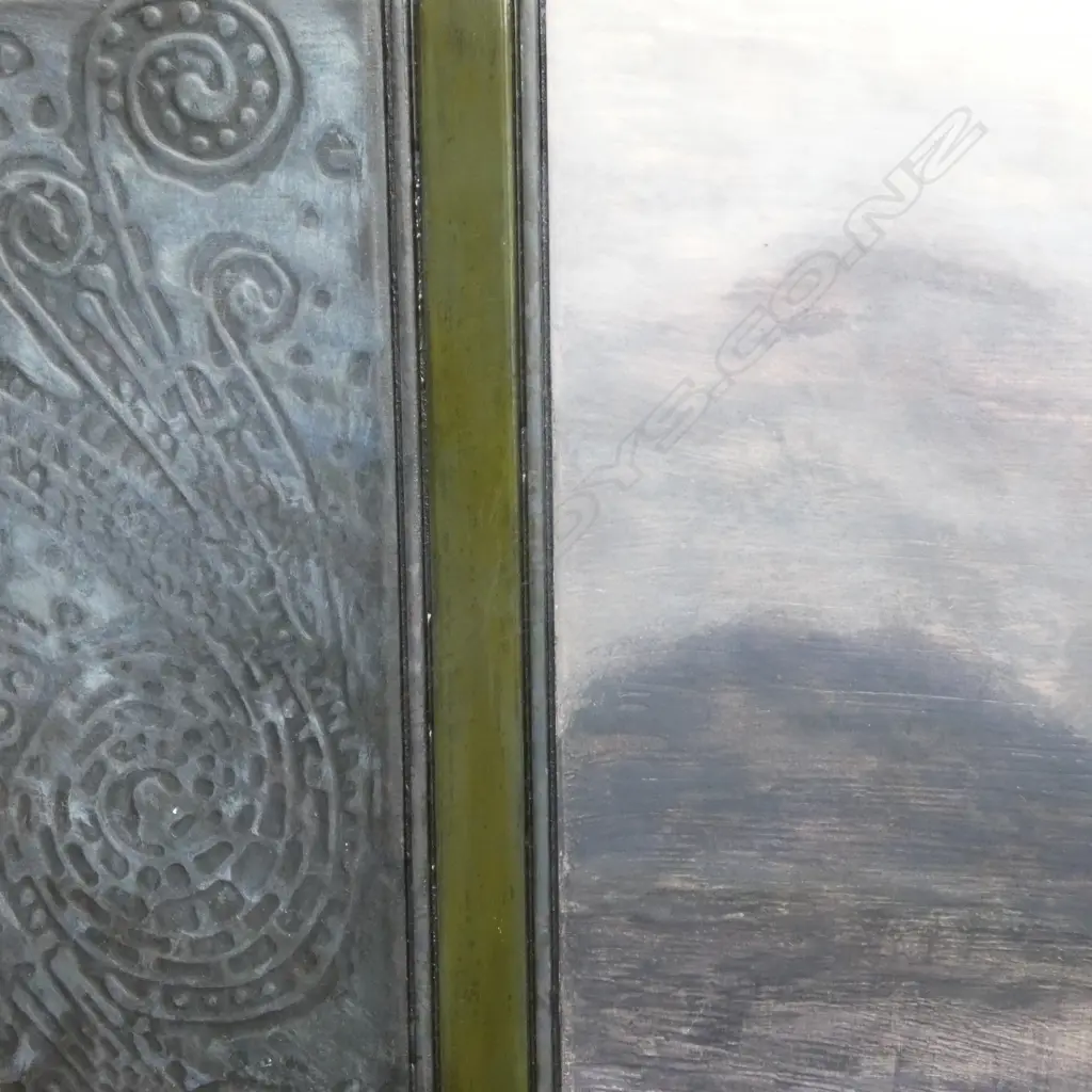GEORGE GREY, 'OUR ROHE, HEI' MIXED MEDIA ON BOARD, 600 X 1510mm Image 1++