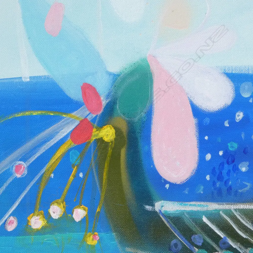 ANTHONY CLARK, 'SPRING PAINTING XXVI' 2022, ACRYLIC ON CANVAS, 465 X 460MM Image 1++