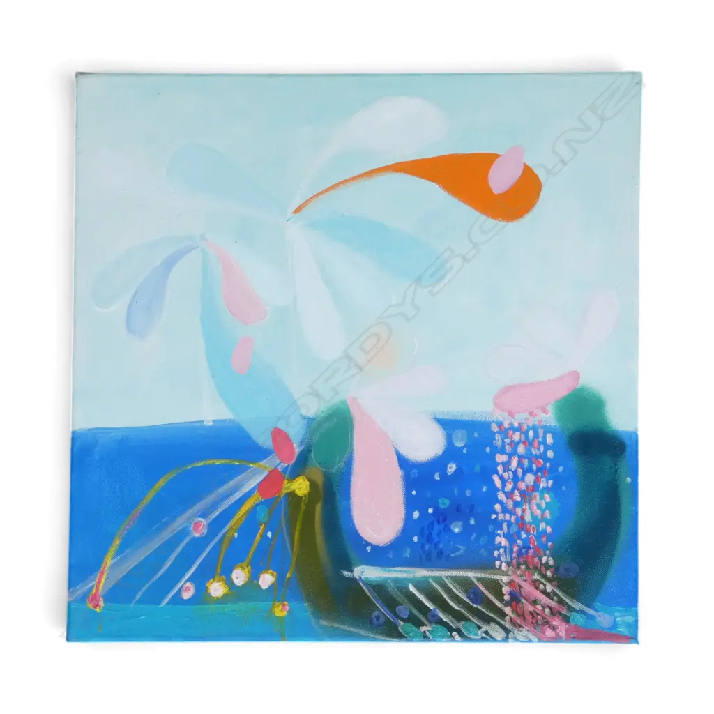ANTHONY CLARK, 'SPRING PAINTING XXVI' 2022, ACRYLIC ON CANVAS, 465 X 460MM Image 1++