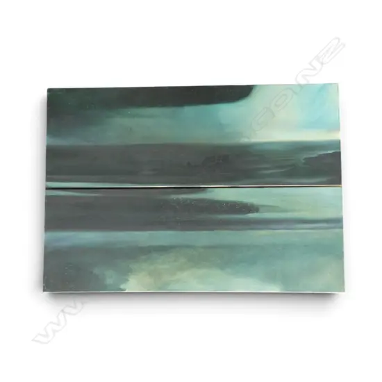 AMANDA WATSON, 'BREATH OF HEAVEN', OIL ON CANVAS (DIPTYCH), 355 X 2040MM