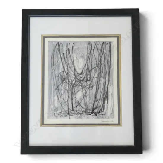BARBARA HEPWORTH, UNTITLED, PRINT WITH FASCIMILE SIGNATURE 330x280mm