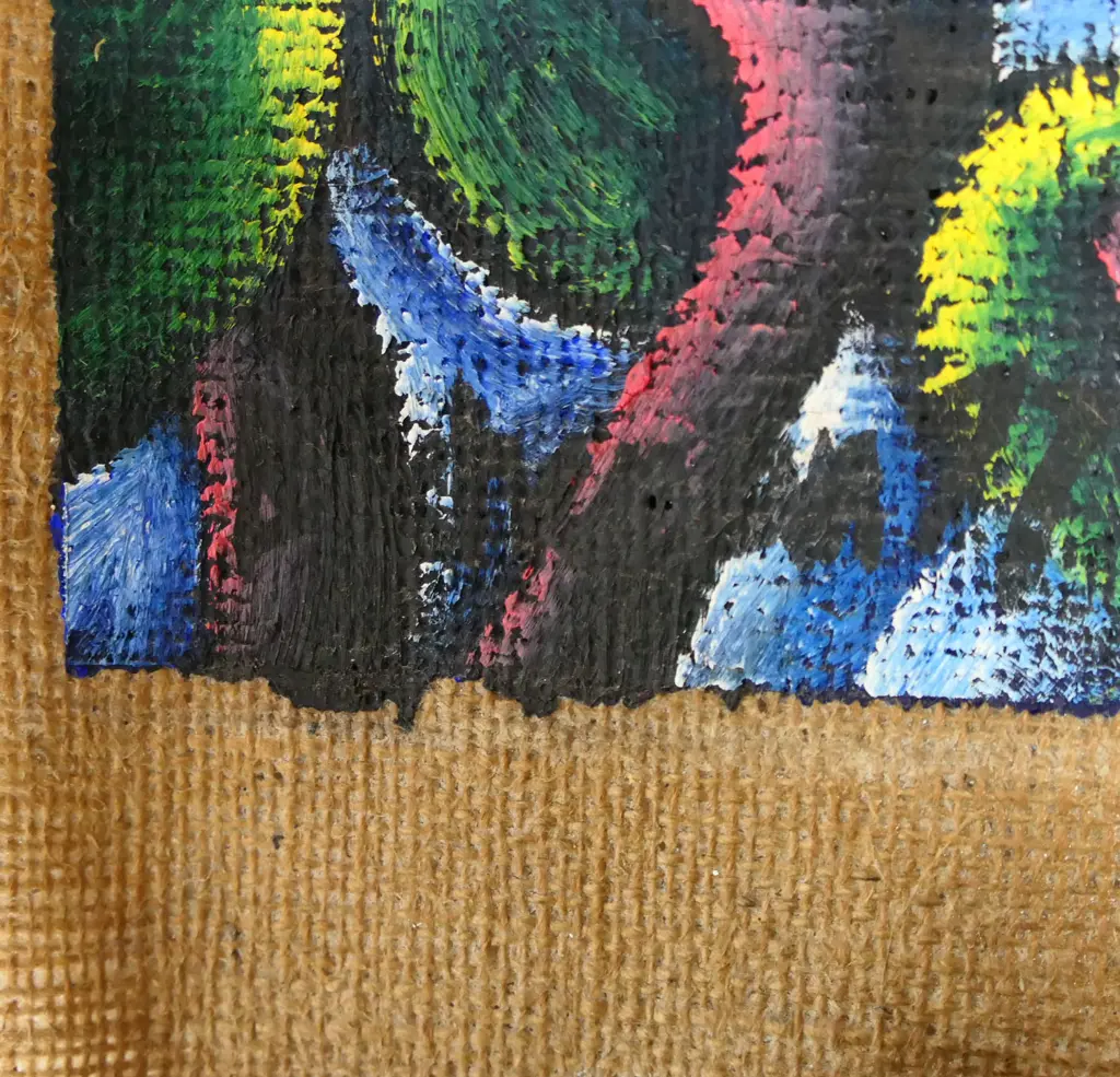 DEAN BUCHANAN, ABSTRACT LANDSCAPE, ACRYLIC ON CANVAS (UNFRAMED) 790x650mm image size Image 1++