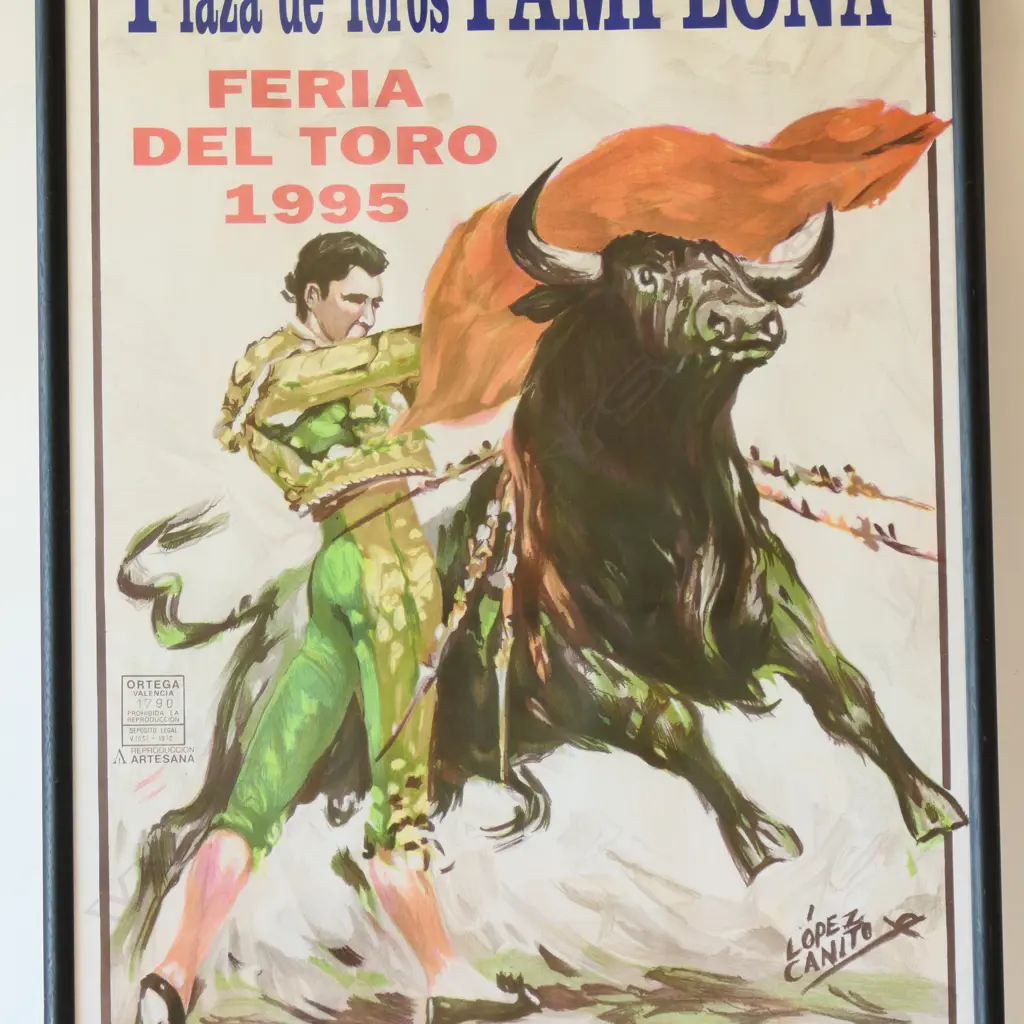 SPANISH BULLFIGHTING POSTER 1050x535mm Image 1++