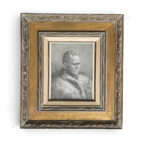 PRINT OF TAWHIAO MAORI KING 245x190mm