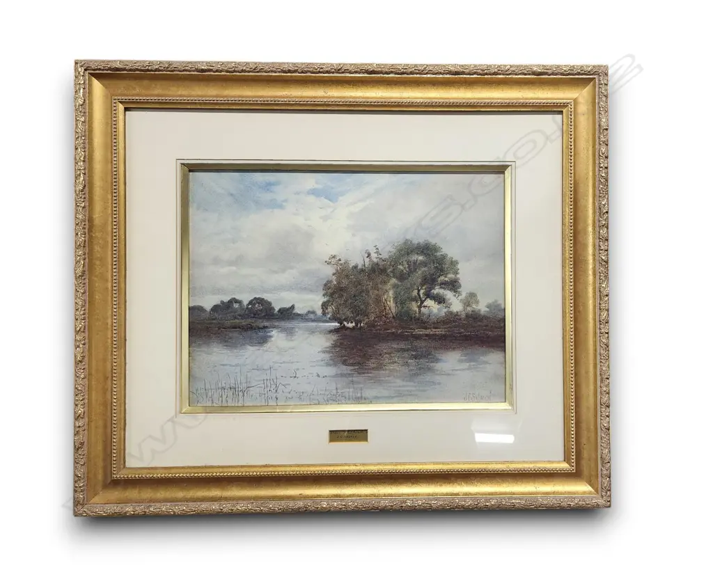 JOHN CUTHBERT SALMON, 'NEAR WHITCHURCH', WATERCOLOUR, 290 x 380mm Image 1++