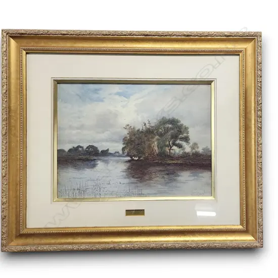 JOHN CUTHBERT SALMON, 'NEAR WHITCHURCH', WATERCOLOUR, 290 x 380mm