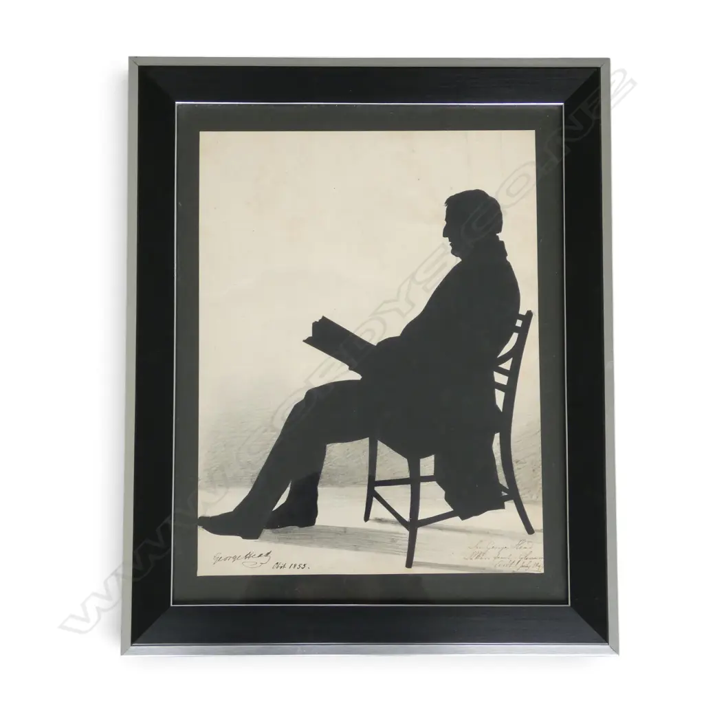 ANTIQUE? SILHOUETTE PORTRAIT 305x235mm Image 1++