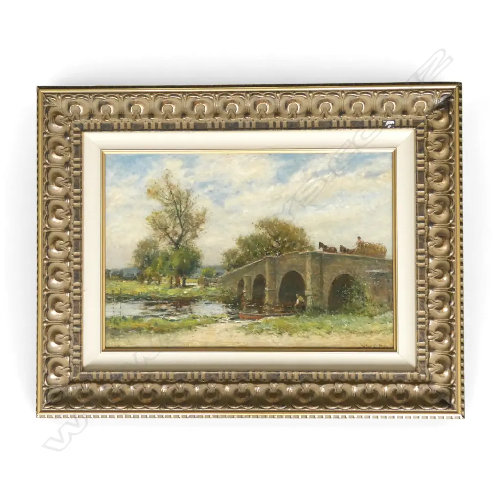ARTHUR BELL, UNTITLED LANDSCAPE, OIL ON BOARD, 350x520mm Image 1++