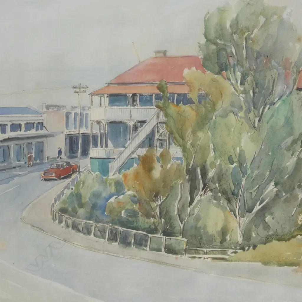 PEGGY SPICER, URBAN SCENE, WC 295x450mm FOXING Image 1++