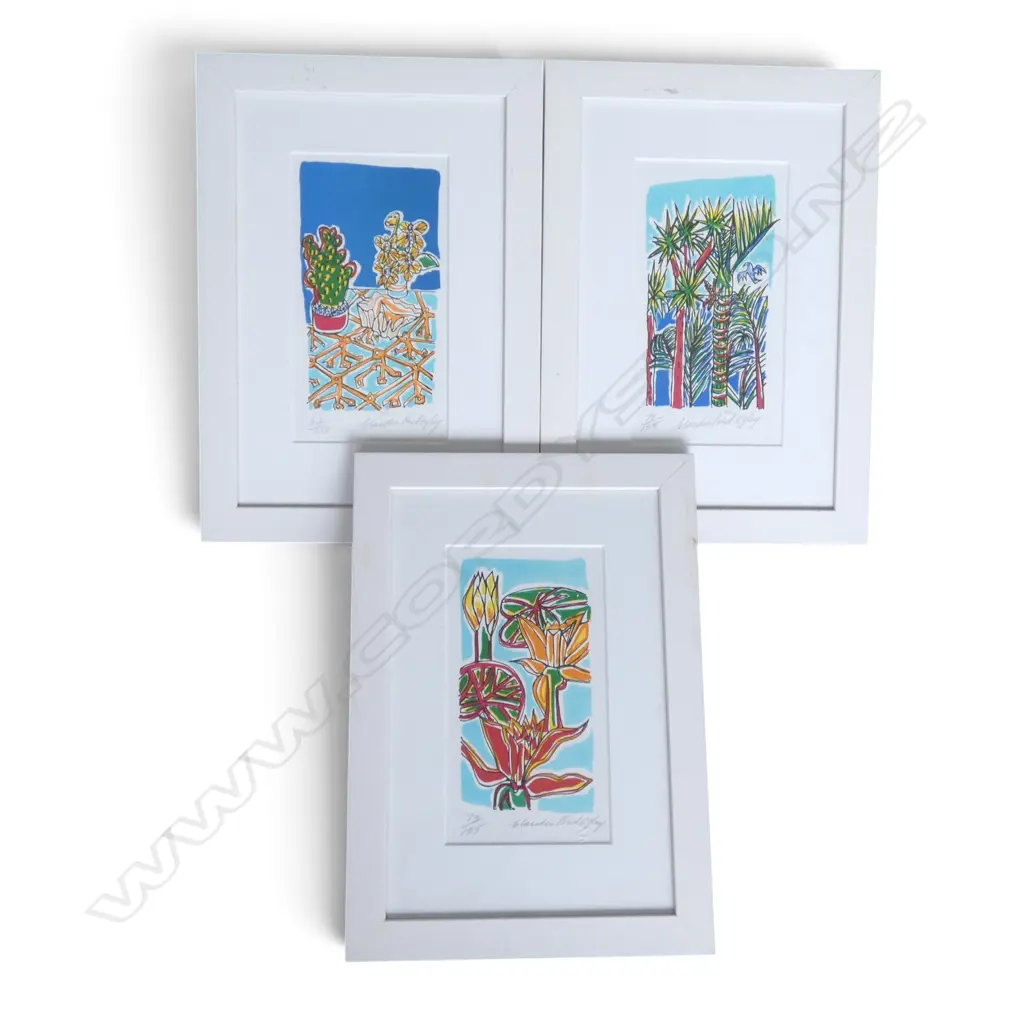 3 CLAUDIA POND EYLEY EDITIONED MUKA PRINTS 230x125mm Image 1++