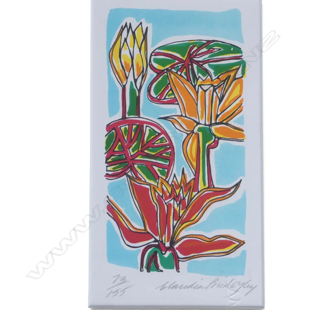 3 CLAUDIA POND EYLEY EDITIONED MUKA PRINTS 230x125mm Image 1++