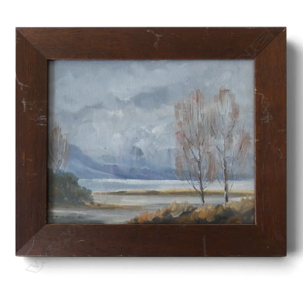 CHERRY LAWRIE, MISTY MORNING, OIL ON CANVAS, 195x245mm Image 1++
