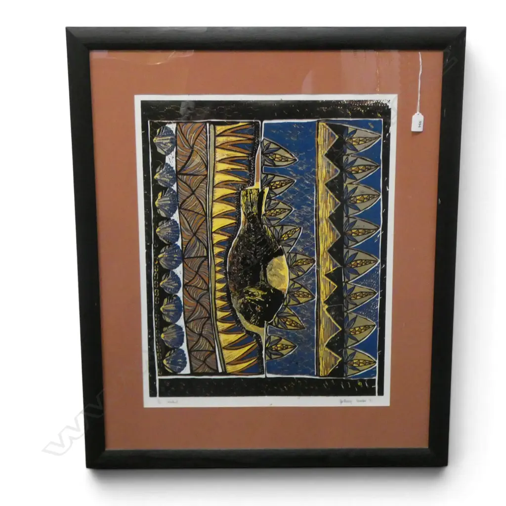 GLEN ?, UNTITLED WOODCUT 6/10 NOVEMBER 97 640x510mm Image 1++