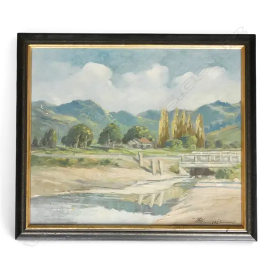 HEINZ BOEHNKE, REFLECTIONS KAWAKAWA BAY, 480x575mm 