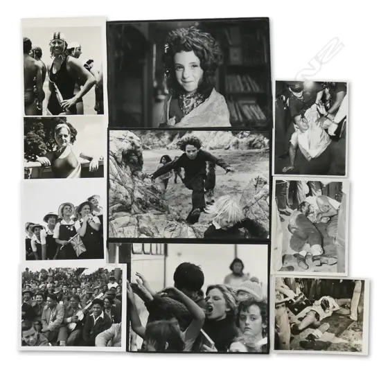 ASST PHOTOS inc. ALLEN LEATHERBY (NZ) 1970s, 1950s NEWS PHOTOS OF STRIKING CHRYSLER WORKERS, plus others