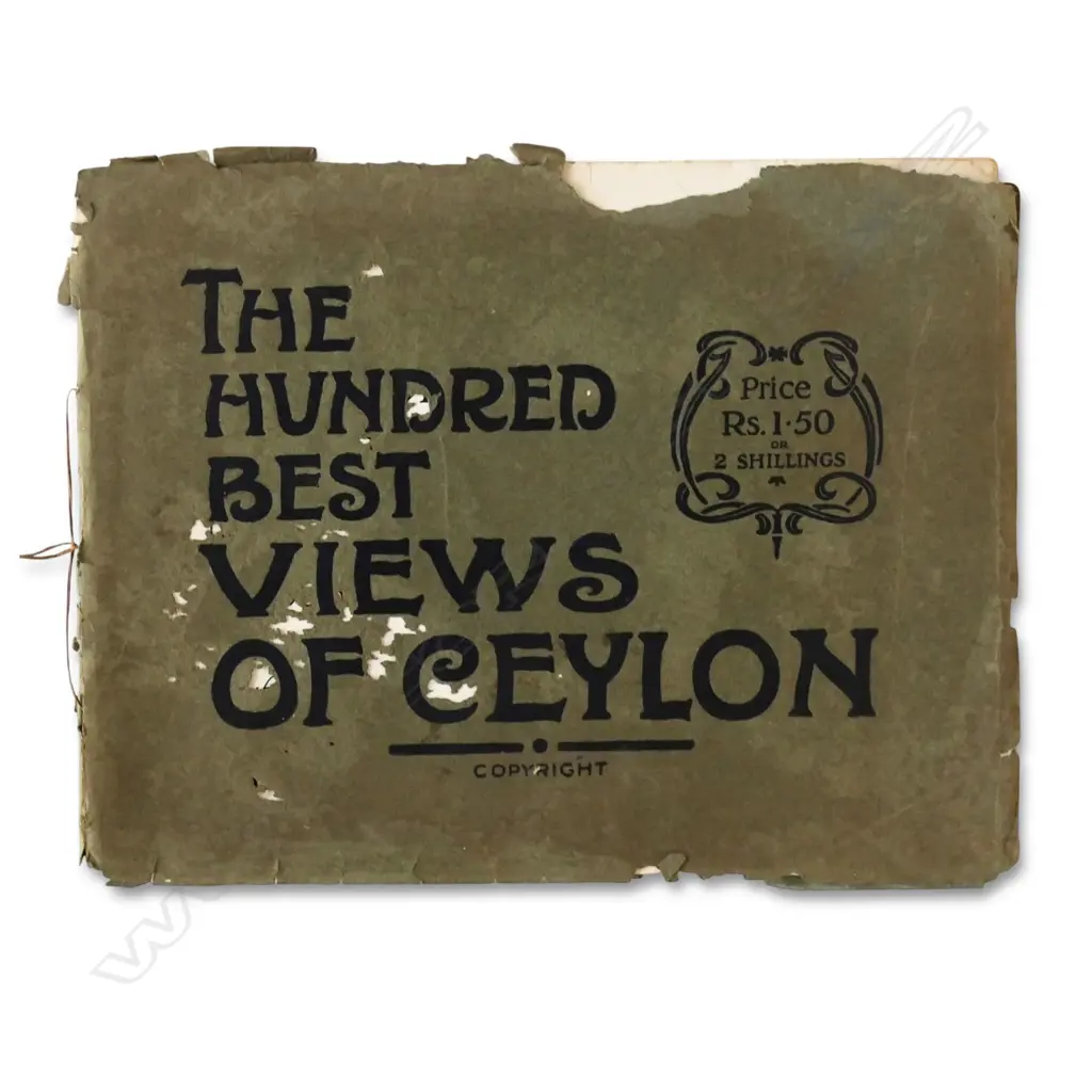 EARLY 20THC ASIAN PORTRAITS & GROUPS (some lg format) + 'HUNDRED BEST VIEWS OF CEYLON' Image 1++