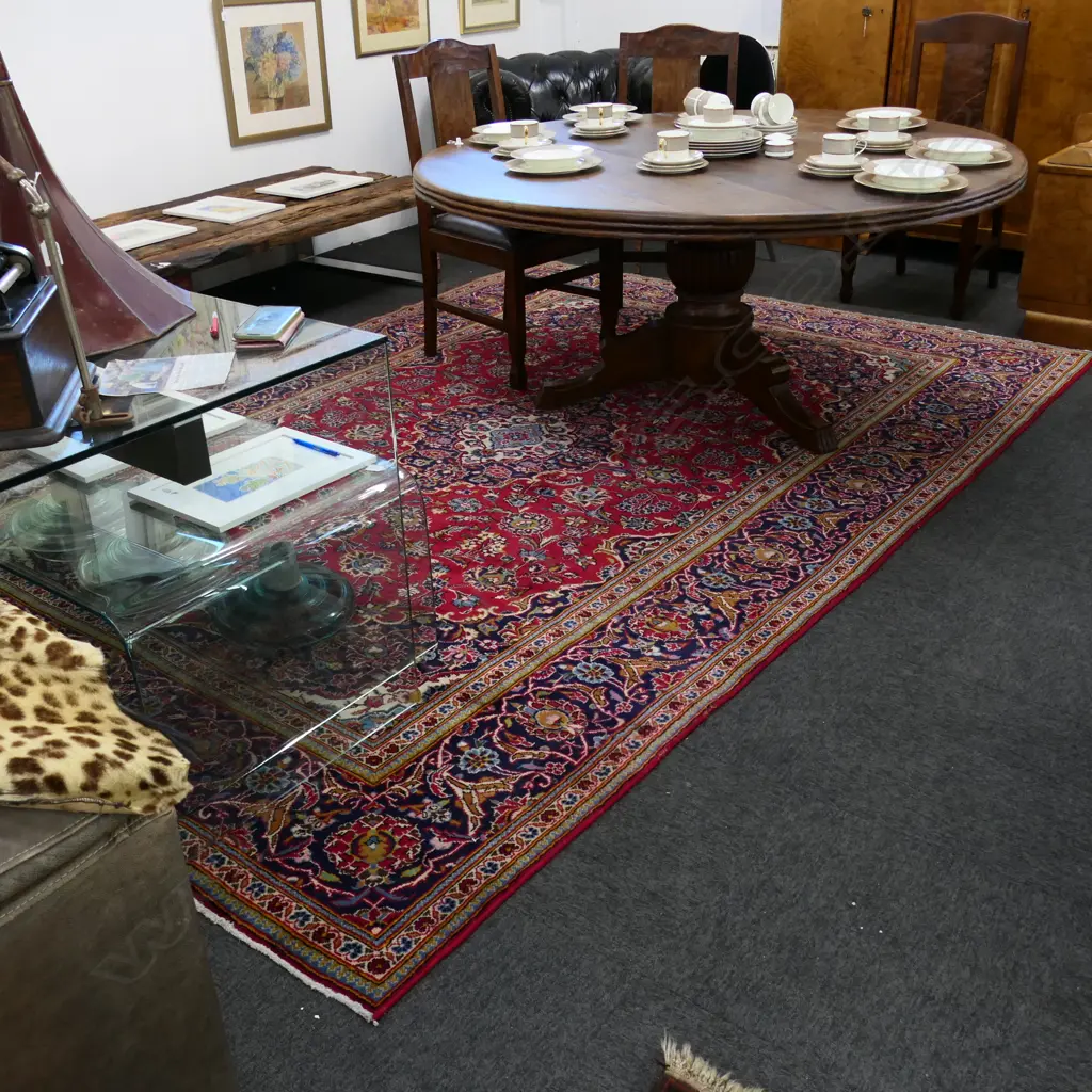 HAND KNOTTED WOOL PILE IRANIAN RUG 3510x2430mm Image 1++
