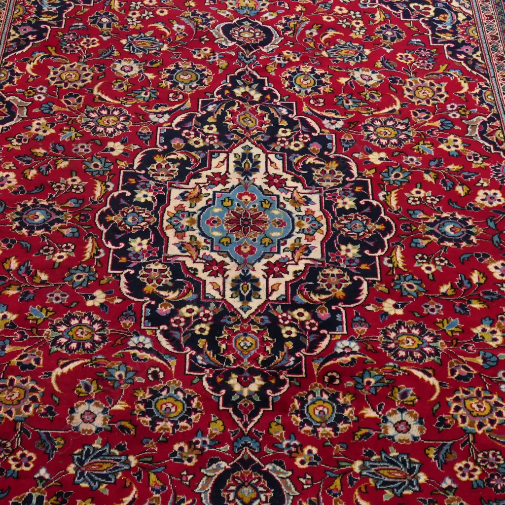 HAND KNOTTED WOOL PILE IRANIAN RUG 3400x2450mm Image 1++