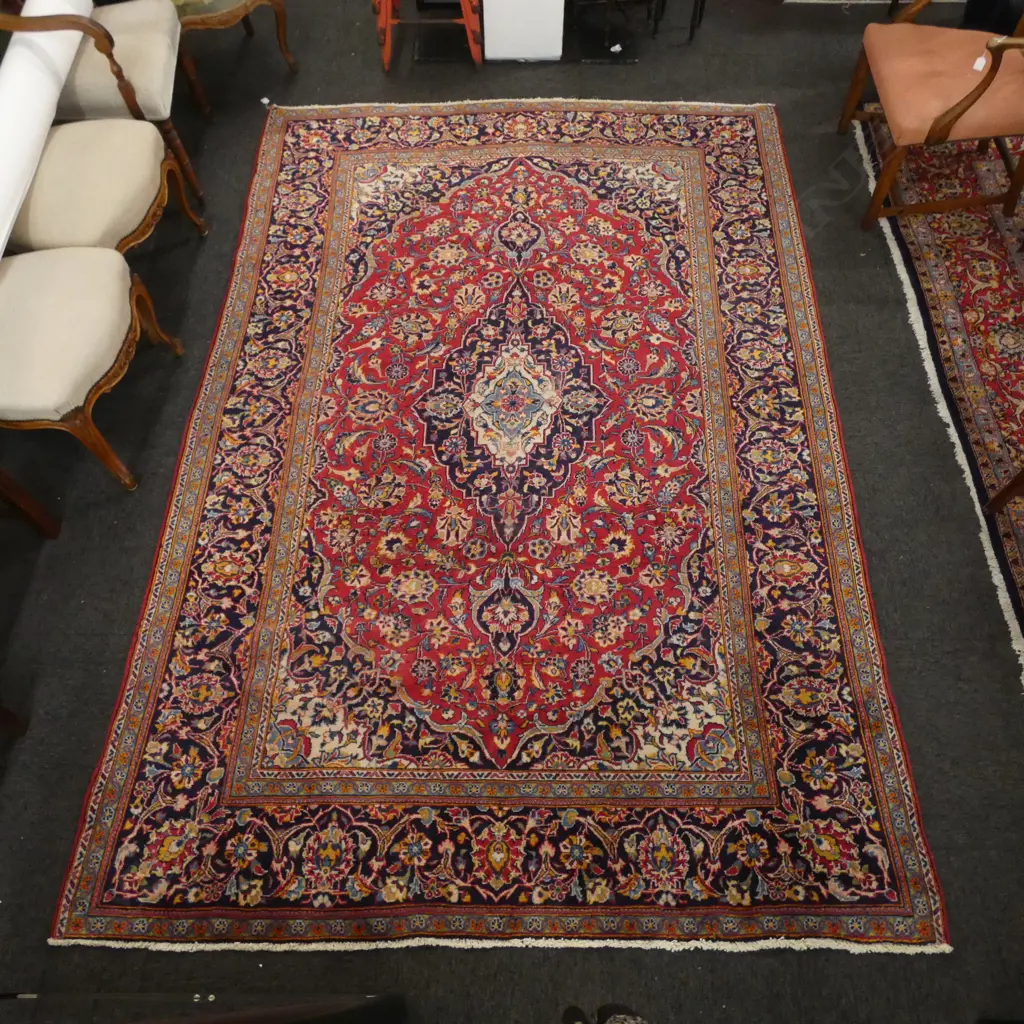 HAND KNOTTED WOOL PILE IRANIAN RUG 2910x1970mm Image 1++