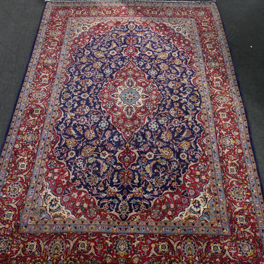 HAND KNOTTED WOOL PILE IRANIAN RUG 3520x2440mm Image 1++