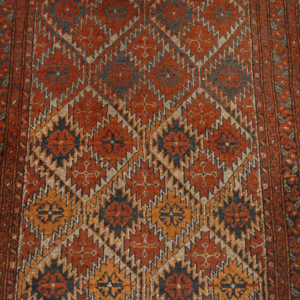 HAND KNOTTED ALL WOOL RUG 1250x760mm Image 1++