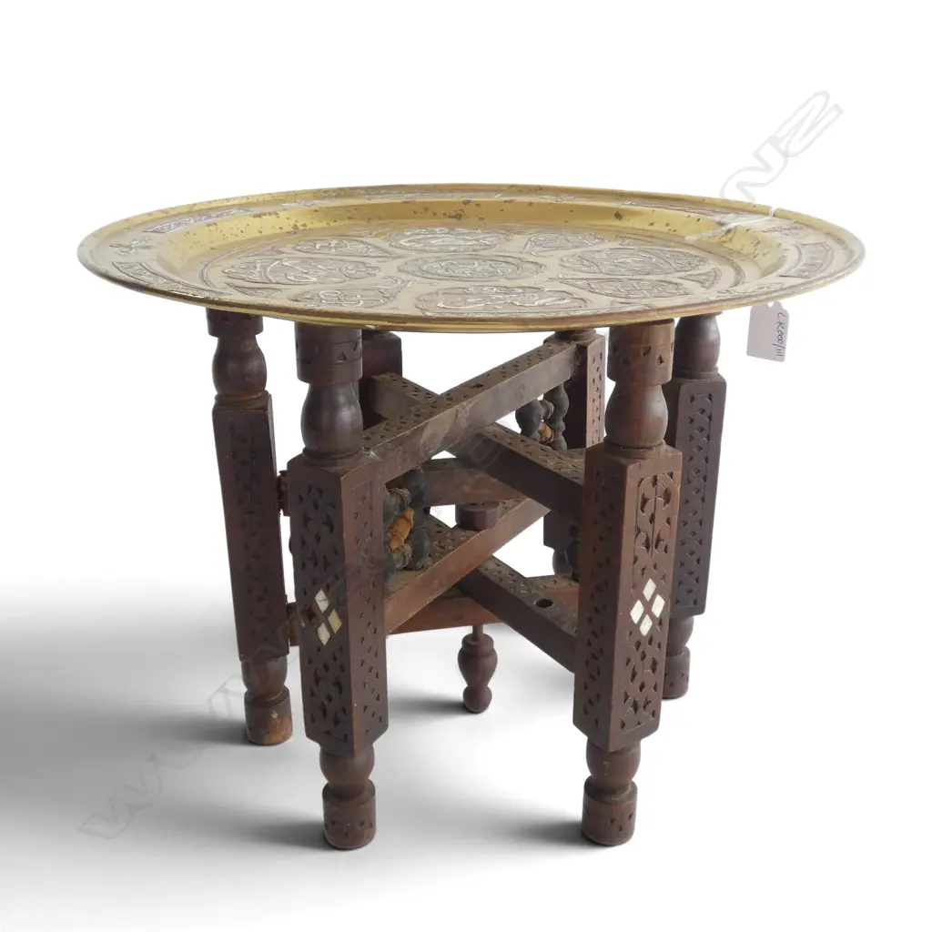 MIDDLE EASTERN TRAY TABLE H.275mm, 360mm dia Image 1++