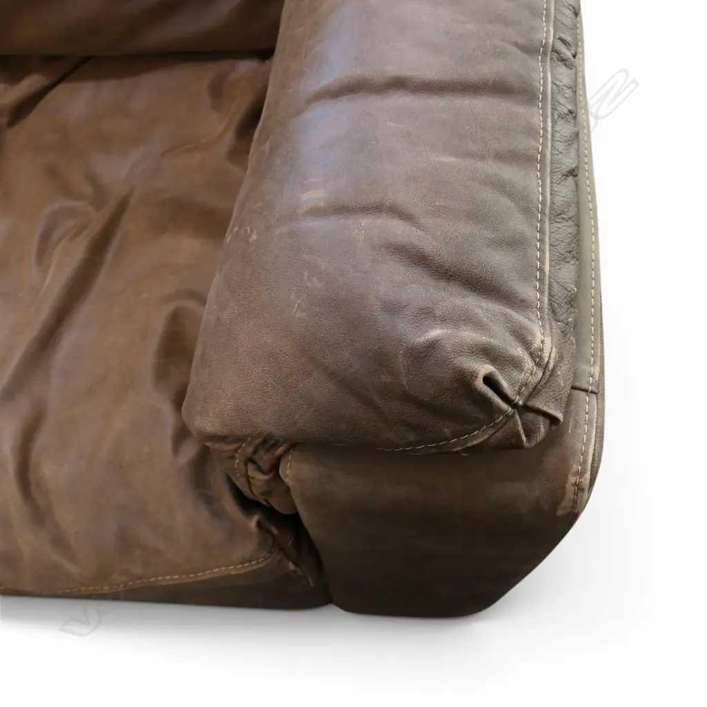 MODERN LEATHER SOFA W.2400mm Image 1++