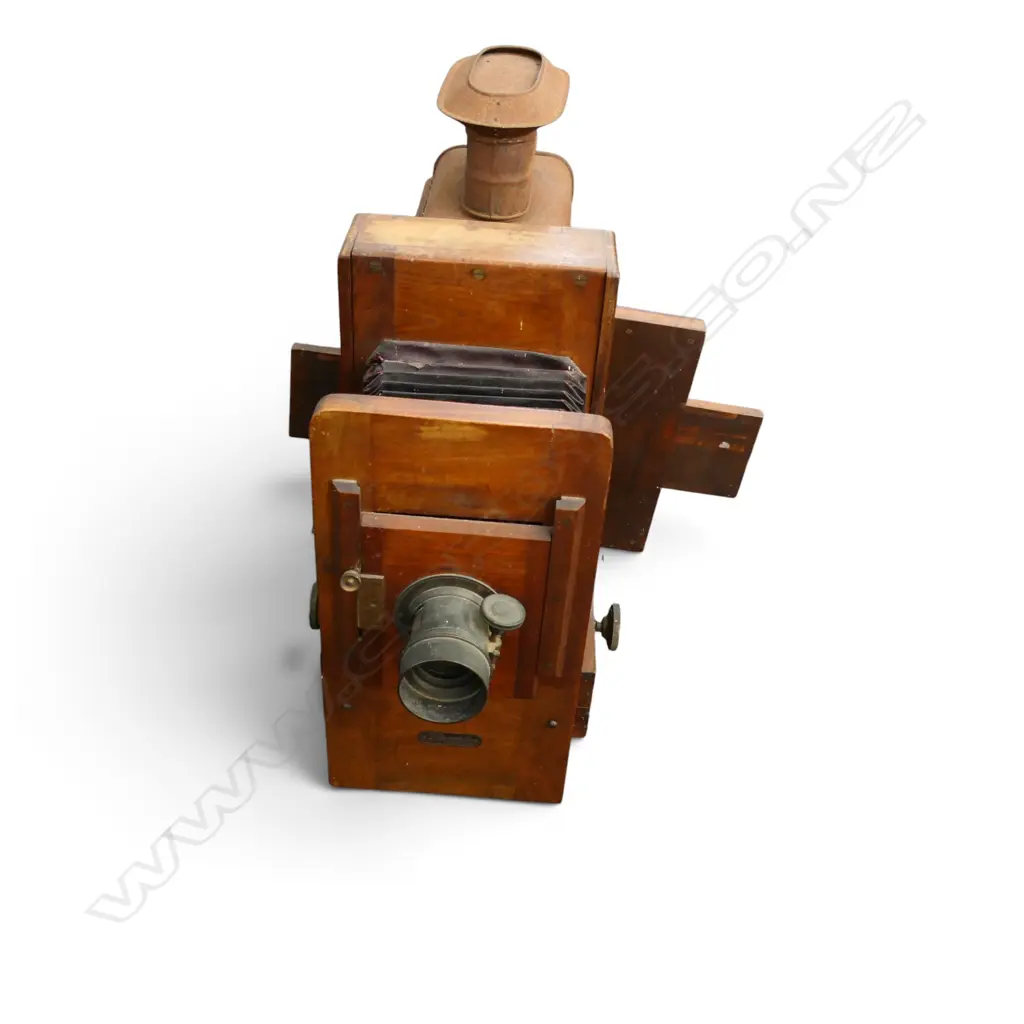 ANTIQUE SLIDE PHOTOGRAPH ENLARGER L.760mm Image 1++