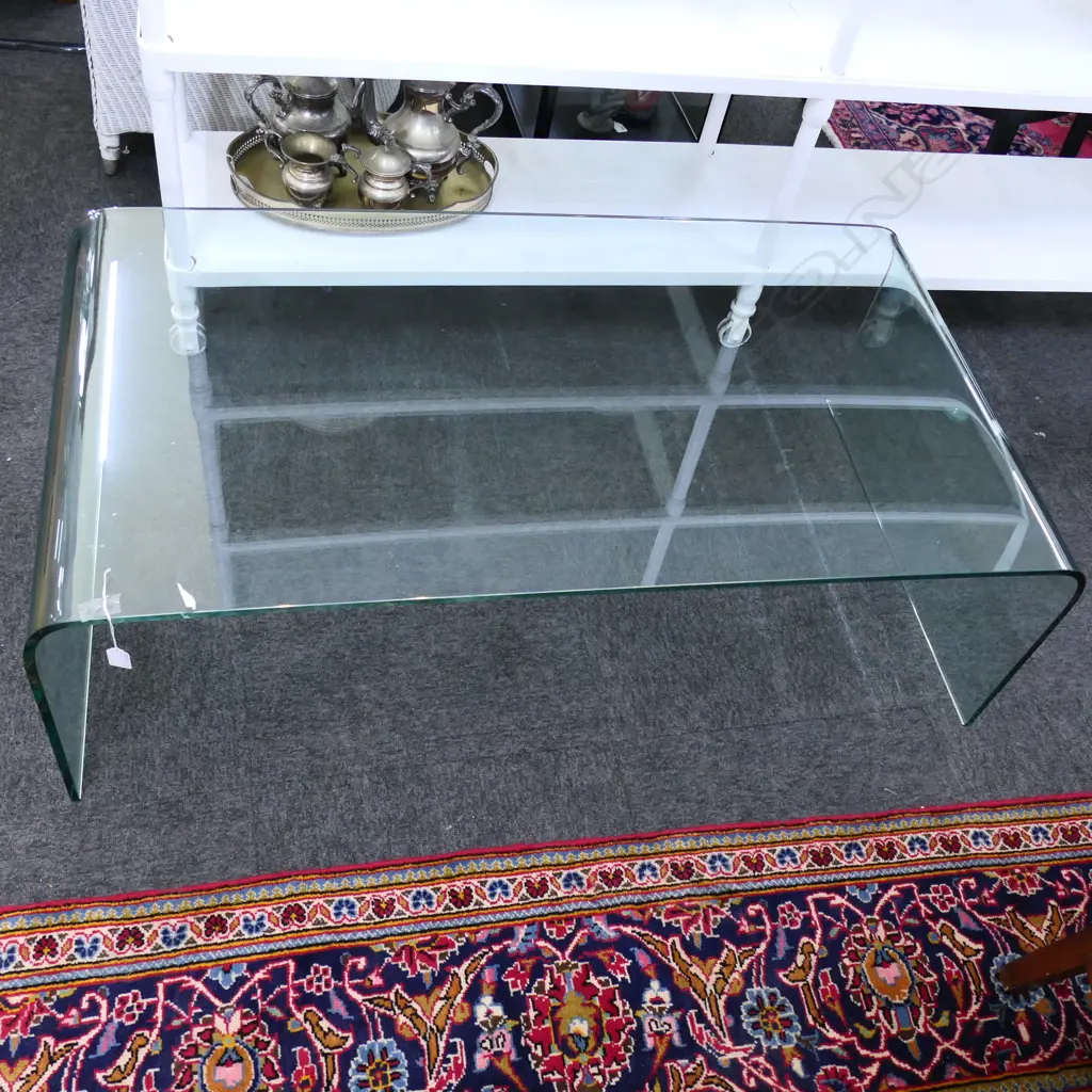 MODERN GLASS COFFEE TABLE 1290x690x410mm Image 1++