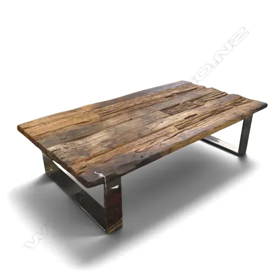 RUSTIC PLANK TOP TABLE 1620x870x410mm