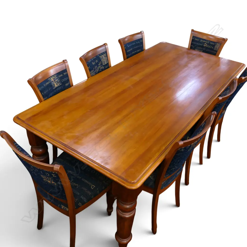 DINING TABLE & 8 CHAIRS 2110x990x760mm Image 1++