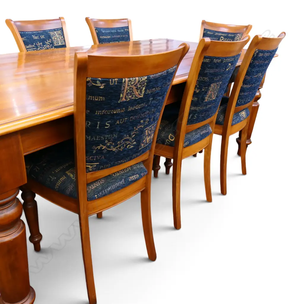 DINING TABLE & 8 CHAIRS 2110x990x760mm Image 1++