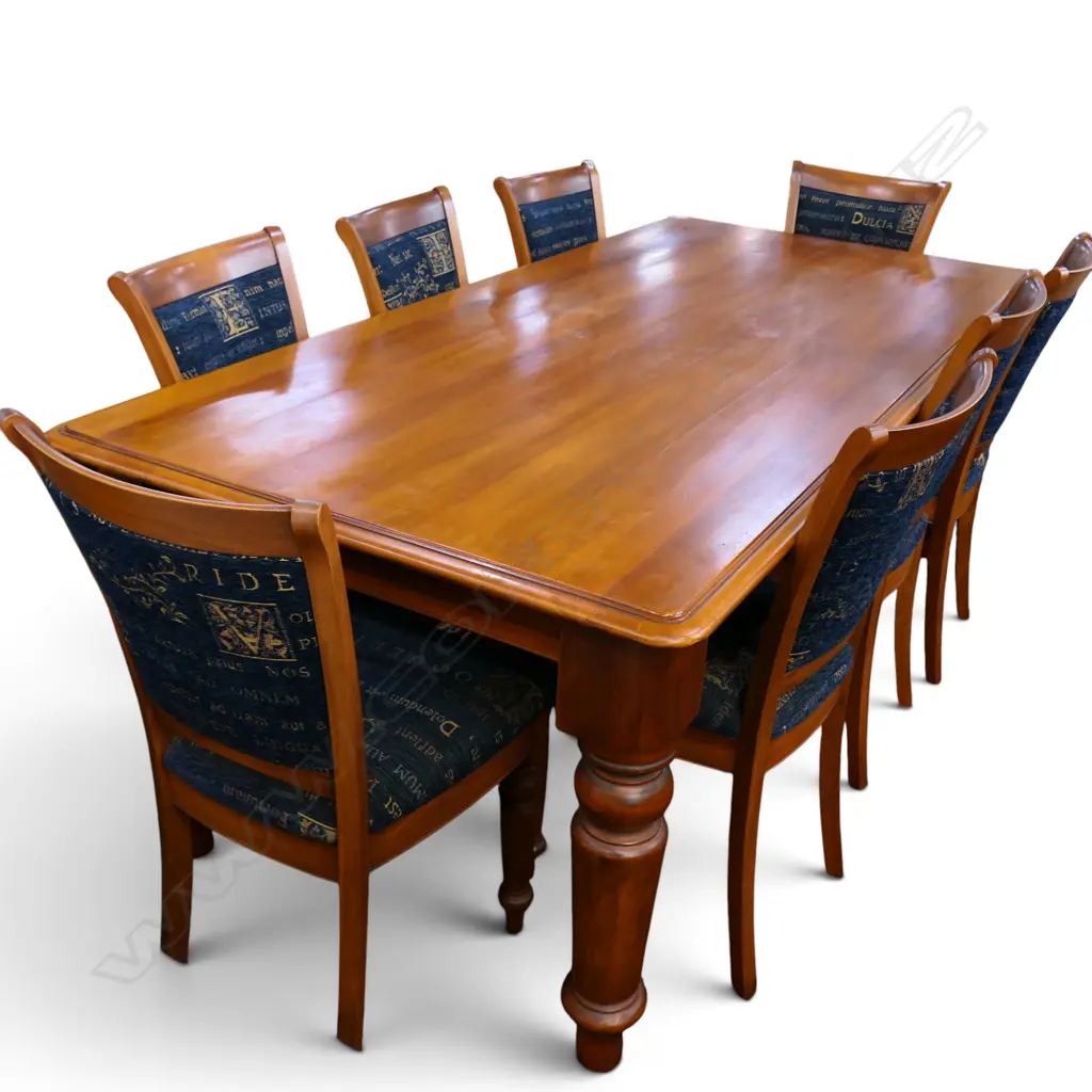 DINING TABLE & 8 CHAIRS 2110x990x760mm Image 1++