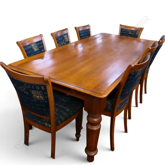DINING TABLE & 8 CHAIRS 2110x990x760mm