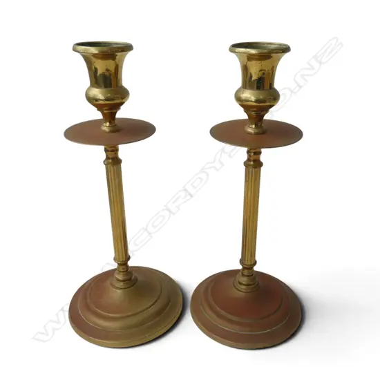 PR BRASS CANDLE STICKS H210MM 
