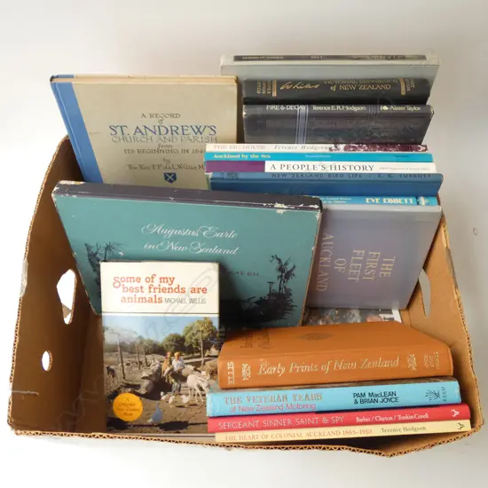 BOX OF NZ BOOKS
