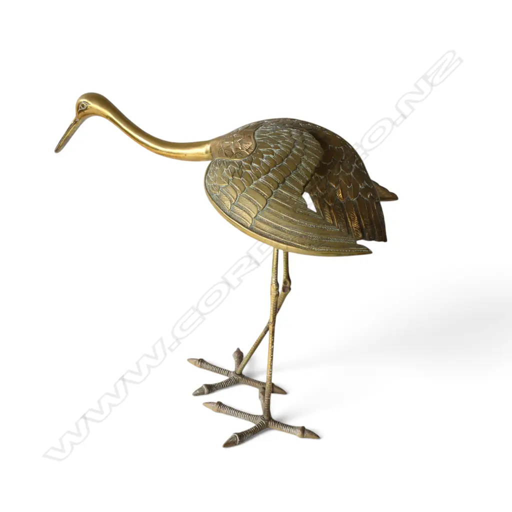 2 BRASS CRANE BIRDS H.820mm Image 1++