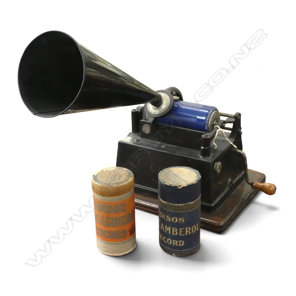 ANTIQUE EDISON GEM PHONOGRAPH W.250mm Image 1++