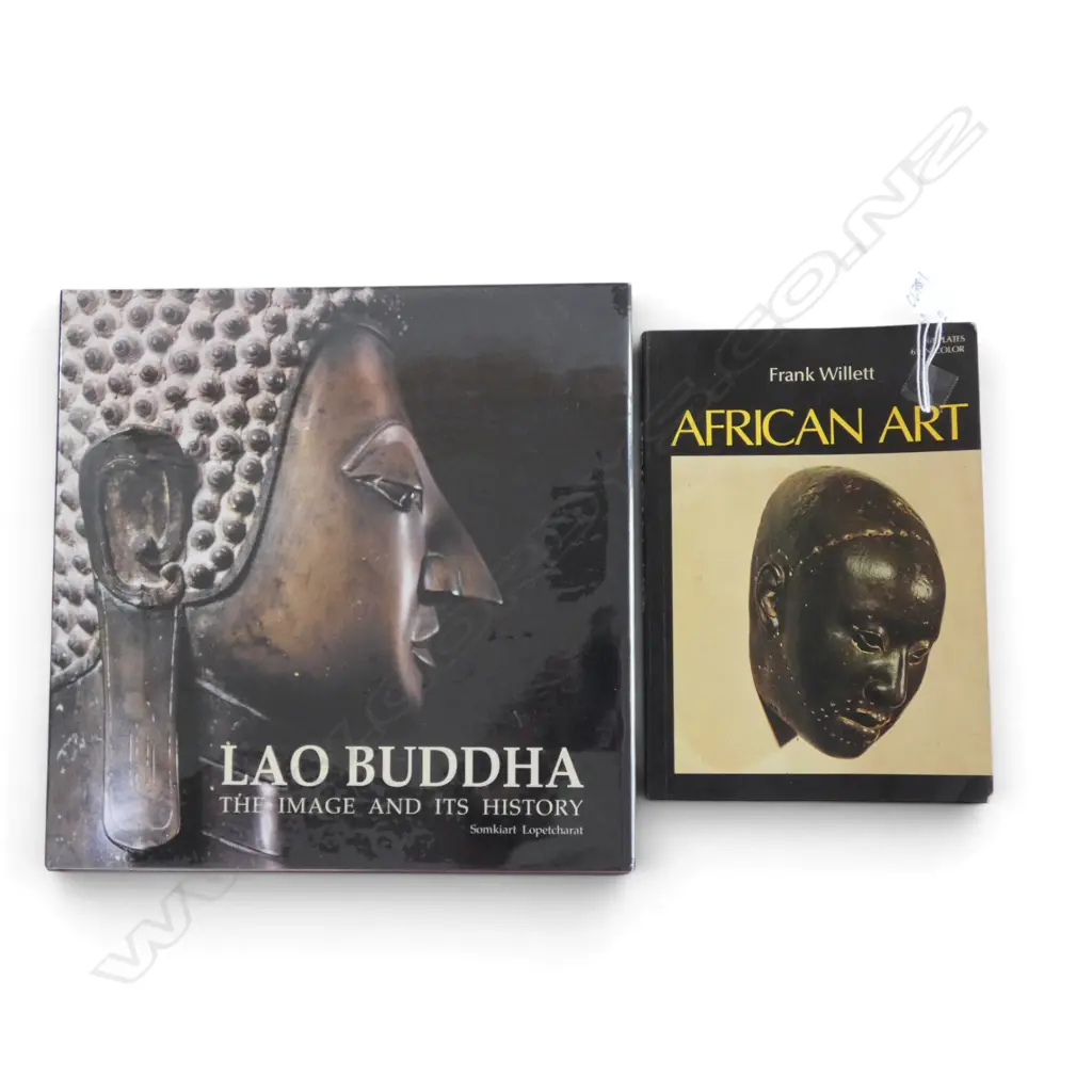 2 TRIBAL ARTS BOOKS: 'AFRICAN ART + LAO BUDDHA Image 1++