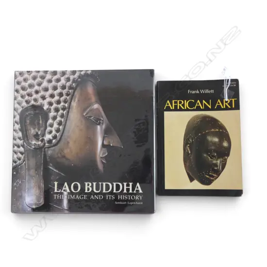 2 TRIBAL ARTS BOOKS: 'AFRICAN ART + LAO BUDDHA