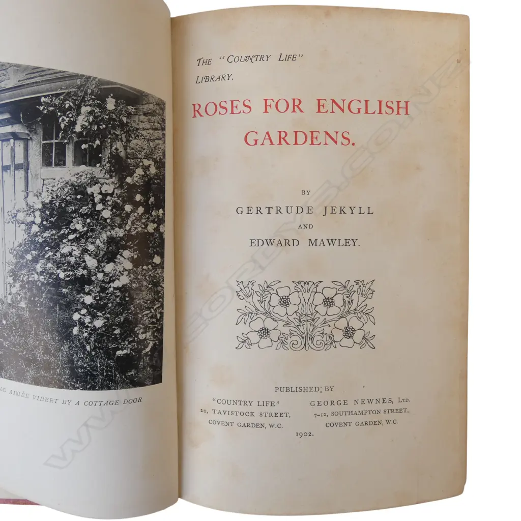 3 19thC GARDENING BOOKS; 2 JEKYLL 1ST ED. + WILLIAM ROBINSON 'THE ENGLISH FLOWER GARDEN (1883) Image 1++