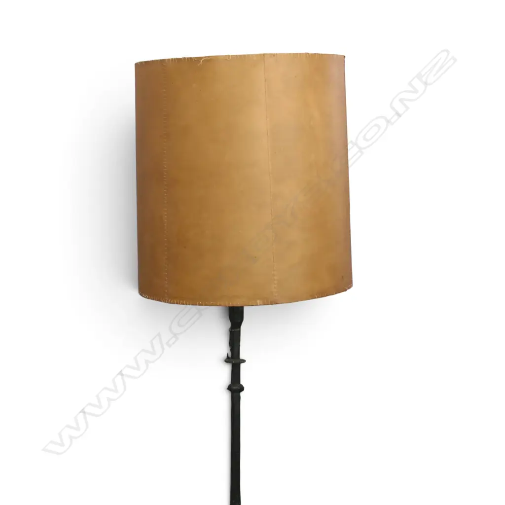 ARTISAN FLOOR LAMP Purchased Melbourne  Australia 1992 Original shade THIS MUST BE REWIRED BEFORE PLUGGING IN AND USING! Image 1++