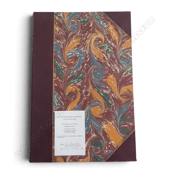THE NEW ZEALANDERS ILLUSTRATED by George French Angus Facsimile Ed. 1 of 750. Published 1966. 60 plates