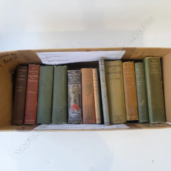 ANTIQUE GARDENING BOOKS